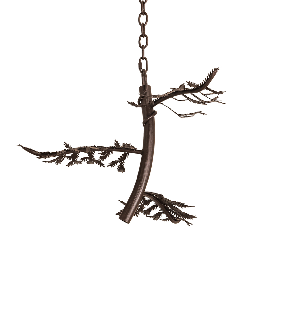 28" Wide Pine Branch Pendant