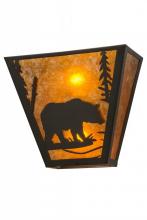 Meyda Blue 116311 - 13"W Bear Creek Right Wall Sconce