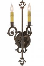 Meyda Blue 117925 - 8"W Aneila 2 LT Wall Sconce