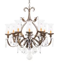 Meyda Blue 119105 - 36" Wide French Elegance 12 Light Crystal Chandelier