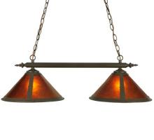 Meyda Blue 129114 - 35" Long Sutter 2 Light Island Pendant