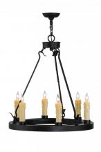 Meyda Blue 143056 - 24" Wide Deina 6 Light Chandelier