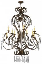 Meyda Blue 145747 - 48"W Josephine 10 LT Chandelier