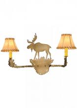 Meyda Blue 151163 - 27" Wide Lone Moose 2 Light Wall Sconce