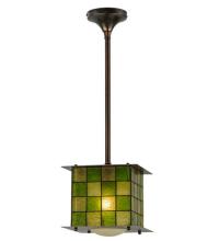 Meyda Blue 15539 - 10"Sq Utopia Plaza Mini Pendant