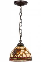 Meyda Blue 157395 - 8" Wide Pinecone Mini Pendant