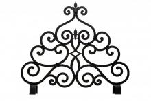 Meyda Blue 162817 - 36" Wide X 32" High Fleur-de-lis Fireplace Screen