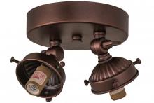 Meyda Blue 162993 - 5" Wide Mahogany Bronze 2 LT Flushmount Hardware