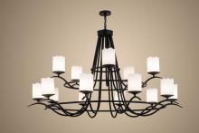 Meyda Blue 165222 - 78"W Octavia 15 LT Two Tier Chandelier