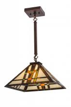 Meyda Blue 169999 - 14" Square Prairie Wheat Pendant