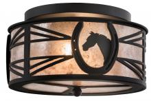 Meyda Blue 201723 - 14.5" Wide Horseshoe Flushmount