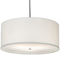 Meyda Blue 201762 - 36" Wide Cilindro Textrene Pendant