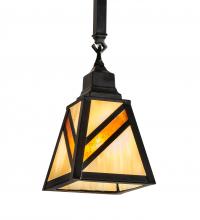 Meyda Blue 218907 - 6" Square Santa Fe Mini Pendant