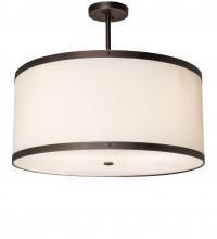 Meyda Blue 230681 - 28" Wide Cilindro Eggshell Textrene Pendant