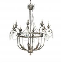 Meyda Blue 241448 - 40" Wide Antonia 8 Light Chandelier