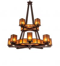 Meyda Blue 245173 - 58" Wide Avondale Two Tier Chandelier