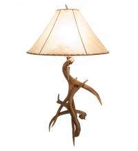 Meyda Blue 249163 - 34" High Antlers Elk & Mule Deer Table Lamp