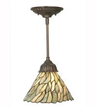 Meyda Blue 50863 - 8"W Willow Jadestone Mini Pendant