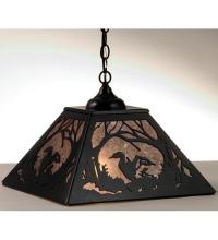 Meyda Blue 73908 - 16"Sq Loon Pendant