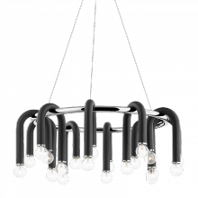 Mitzi Orange H382820-PN/BK - Whit Chandelier