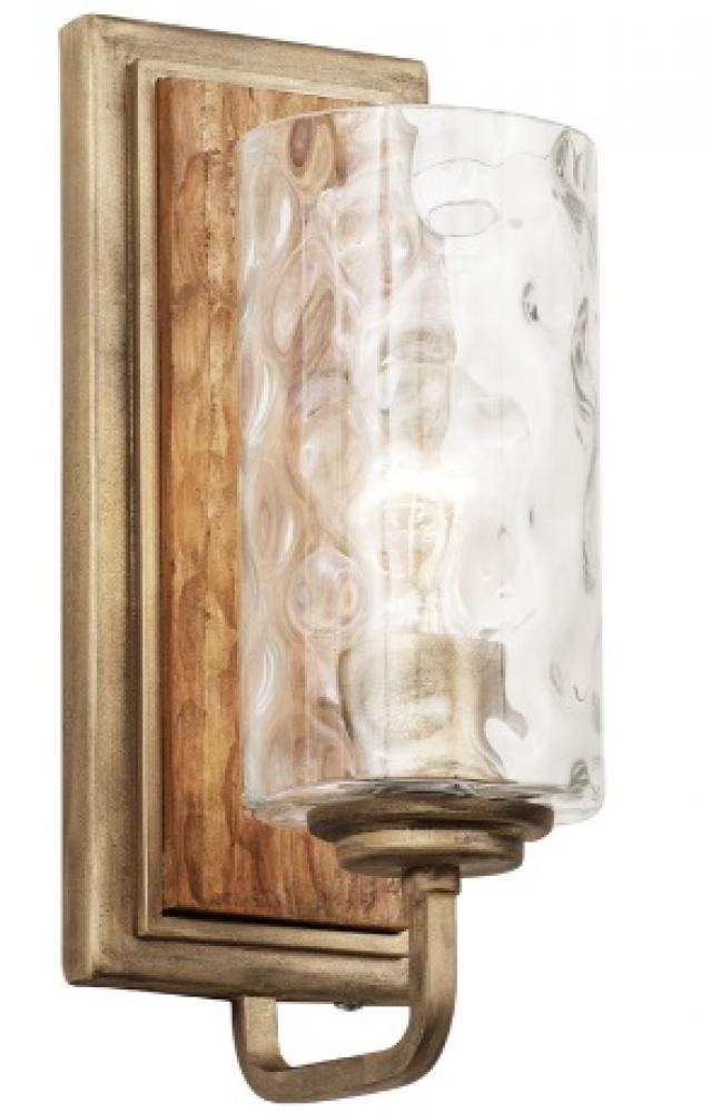 Hammer Time 1-Lt Sconce - Havana Gold/Cinnamon