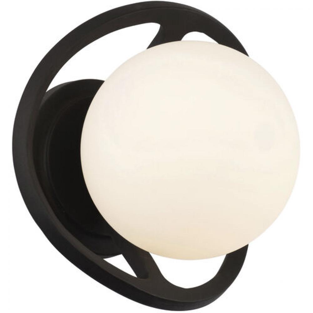 Black Betty 1-Lt Sconce - Carbon/French Gold