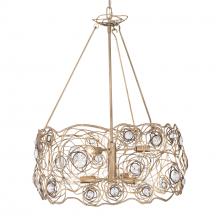 Varaluz 500C06HGOB - Ethereal Rose 6-Lt Chandelier - Havana Gold Ombre