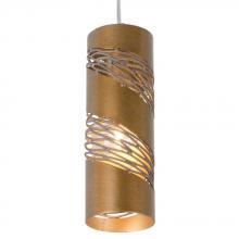 Varaluz 240M01SHO - Flow 1-Lt Small Cylinder Mini Pendant - Hammered Ore