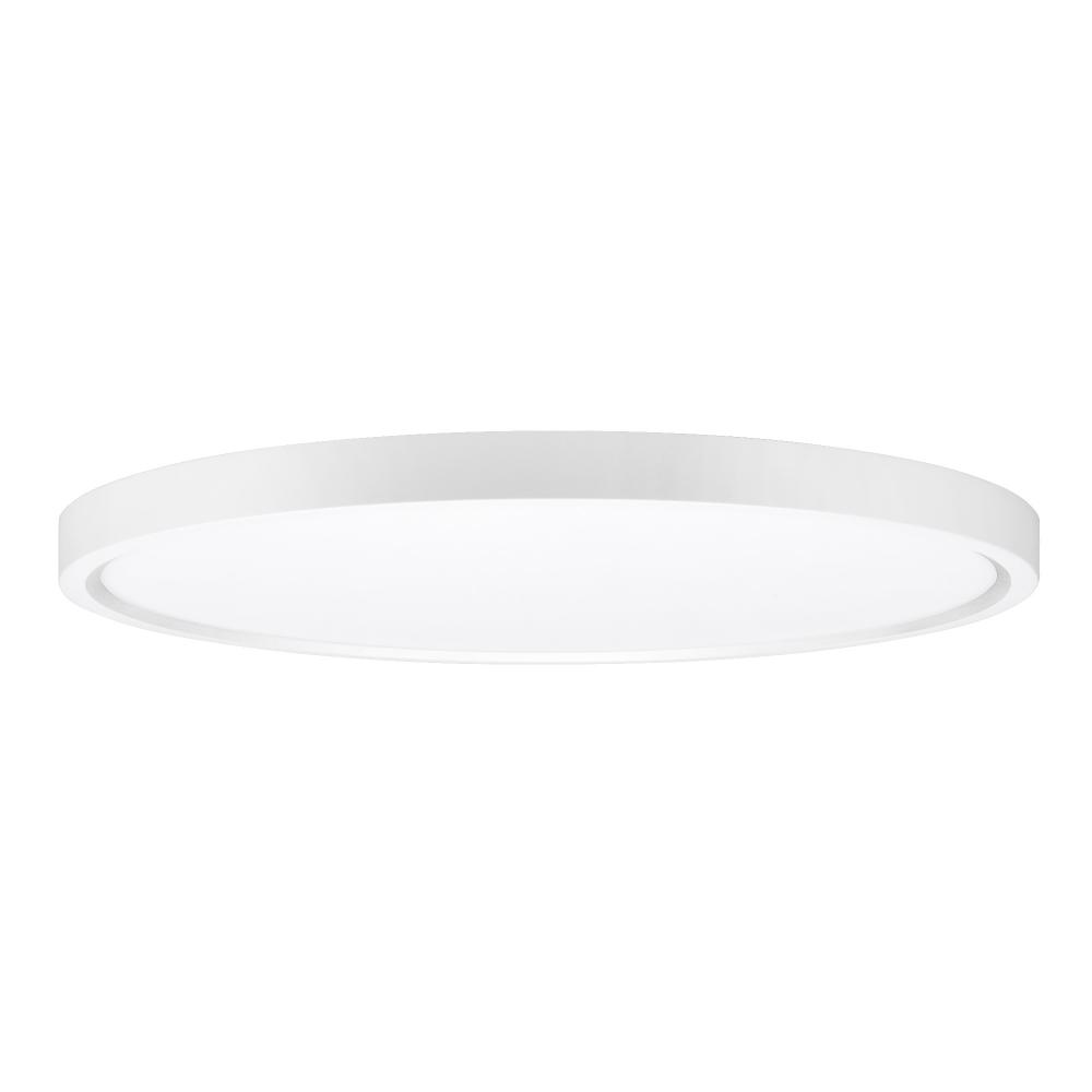 LED Flushmounts Collection 1-Light Flush Mount, White