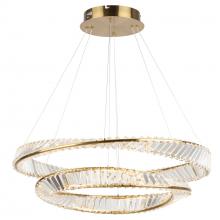 Artcraft AC6723BB - Stella 65W LED Chandelier Brushed Brass