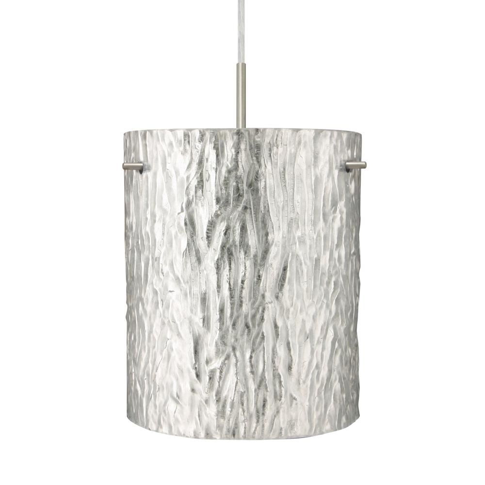 Besa Tamburo 8 Pendant, Stone Gold Foil, Black Finish, 1x100W MAX E26 Base