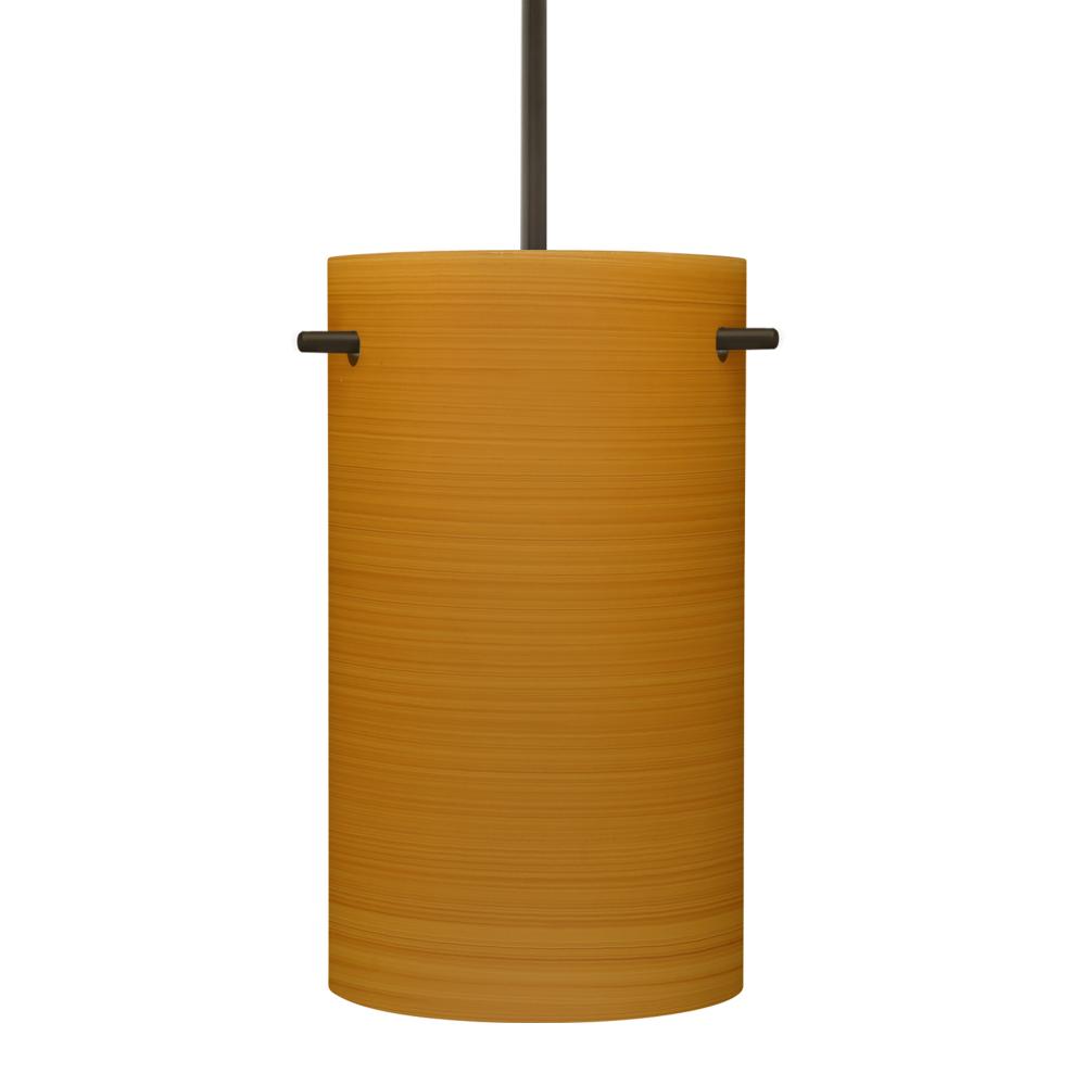 Besa Tamburo 5 Pendant, Oak, Bronze Finish, 1x100W MAX E26 Base