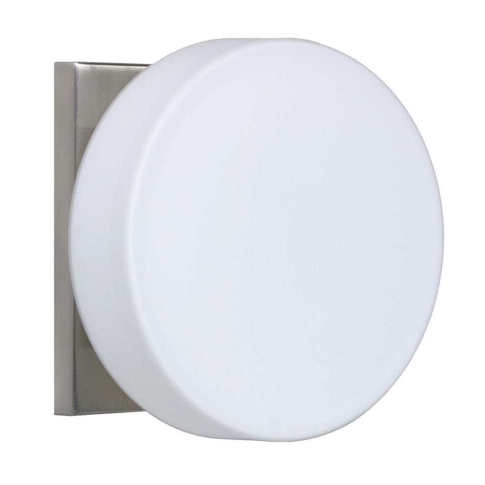 Besa Wall Ciro Satin Nickel Opal Matte 1x5W LED