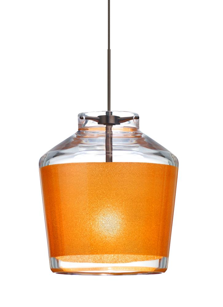 Besa Pendant Pica 6 Bronze Gold Sand 1x50W Halogen