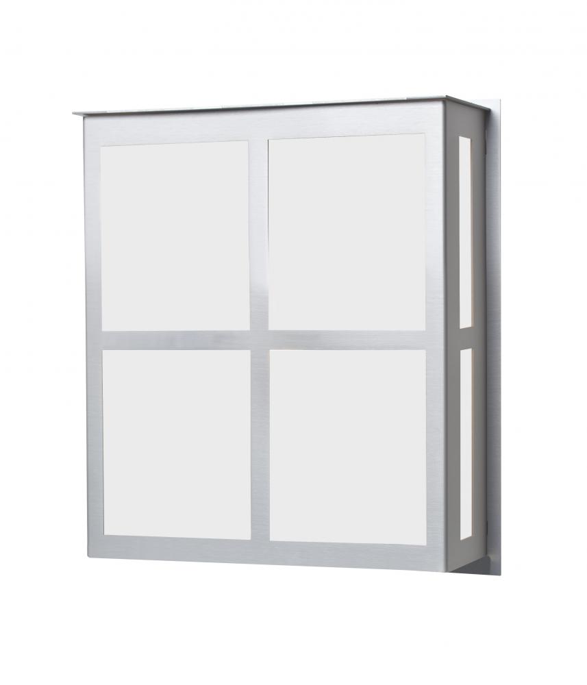 Besa Outdoor Bree 11 Silver White Acrylic 1x60W B10