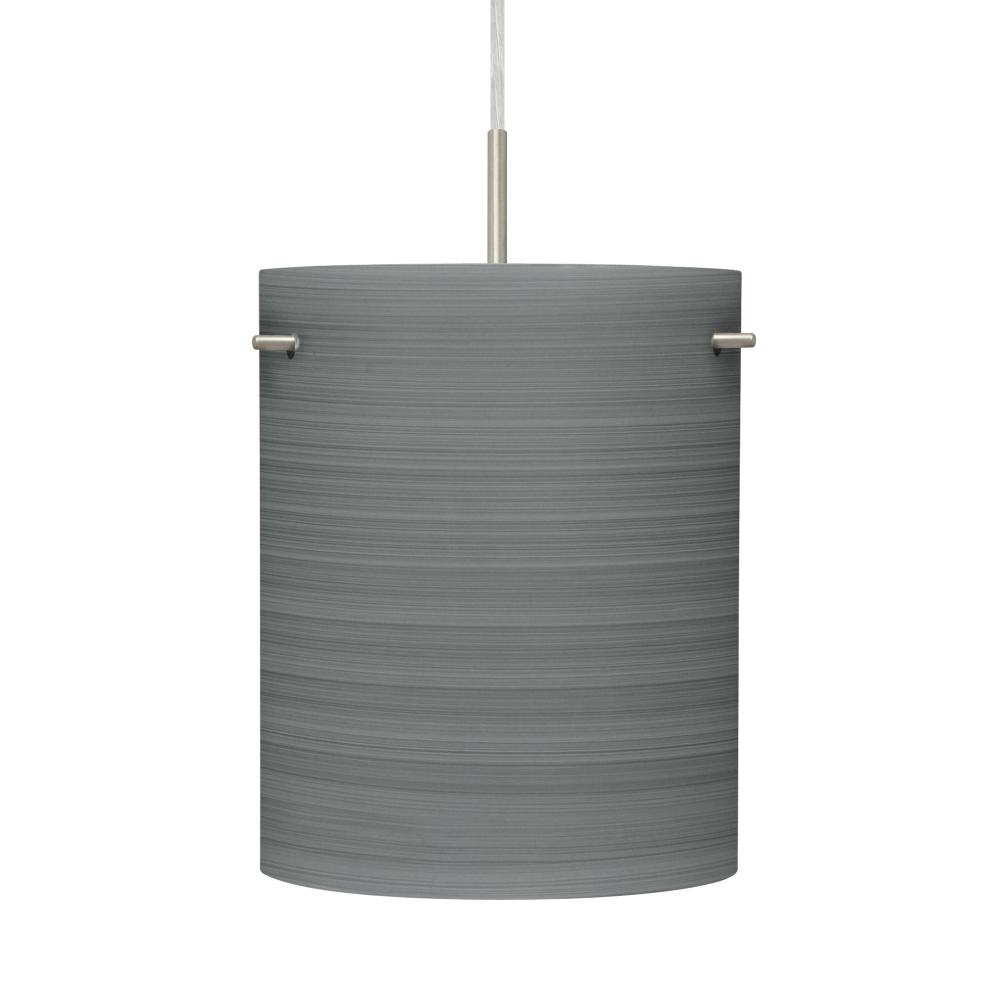 Besa Tamburo 8 Pendant, Titan, Black Finish, 1x100W MAX E26 Base