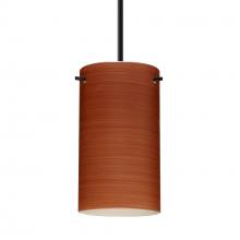 Besa Lighting 1BC-4404CH-MED-BK - Besa Stilo 7 Pendant Black Cherry 1x40W MAX E26 Base