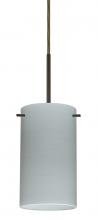 Besa Lighting 1BC-4404KR-MED-BR - Besa Stilo 7 Pendant Bronze Chalk 1x40W B10 Med