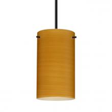 Besa Lighting 1BC-4404OK-BK - Besa Stilo 7 Pendant Black Oak 1x50W MAX E12 Base