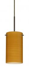 Besa Lighting 1BT-4404OK-MED-BR - Besa Stilo 7 Pendant Bronze Oak 1x40W B10 Med