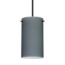 Besa Lighting 1BT-4404TN-BK - Besa Stilo 7 Pendant Black Titan 1x50W MAX E12 Base