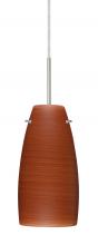 Besa Lighting 1JC-1512CH-LED-SN - Besa Tao 10 LED Pendant Cherry Satin Nickel 1x9W LED