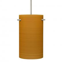 Besa Lighting 1JC-4005OK-SN - Besa Tamburo 5 Pendant, Oak, Black Finish, 1x100W MAX E26 Base