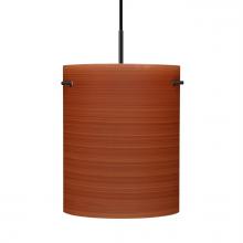 Besa Lighting 1JC-4006CH-BK - Besa Tamburo 8 Pendant, Cherry, Black Finish, 1x100W MAX E26 Base