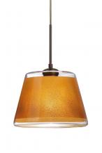 Besa Lighting 1JC-PIC9GD-LED-BR - Besa Pendant Pica 9 Bronze Gold Sand 1x9W LED