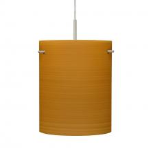 Besa Lighting 1JT-4006OK-SN - Besa Tamburo 8 Pendant, Oak, Black Finish, 1x100W MAX E26 Base