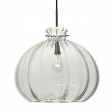 Besa Lighting 1JT-464588-BK - Besa Pendant Pinta 12 Clear Black 1x100W Medium Base