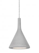 Besa Lighting 1JT-GALANA-LED-SN - Besa Gala Pendant, Natural, Satin Nickel Finish, 1x9W LED