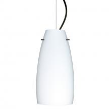 Besa Lighting 1KX-151207-BK - Besa Tao 10 Cable Pendant Opal Matte Black 1x75W Medium Base