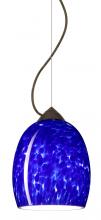 Besa Lighting 1KX-169786-BR - Besa Lucia Stem Pendant Blue Cloud Bronze 1x100W Medium Base